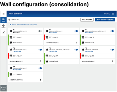 Shipped version, consolidated 3-step wizard with live wall status board