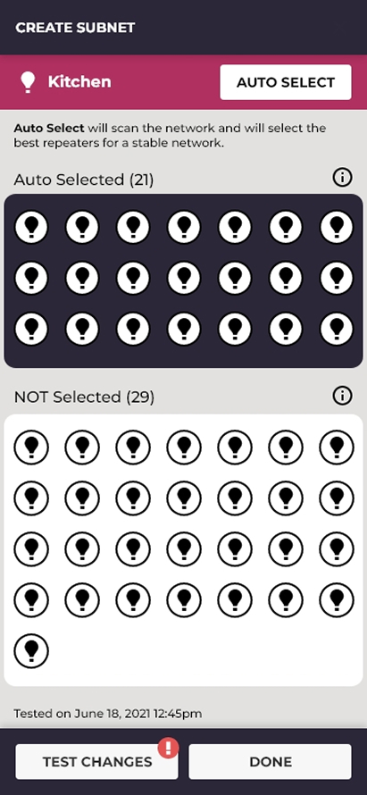 Mesh auto-grouping