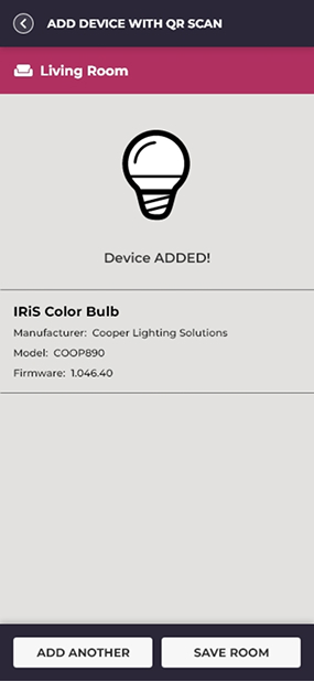 Device added