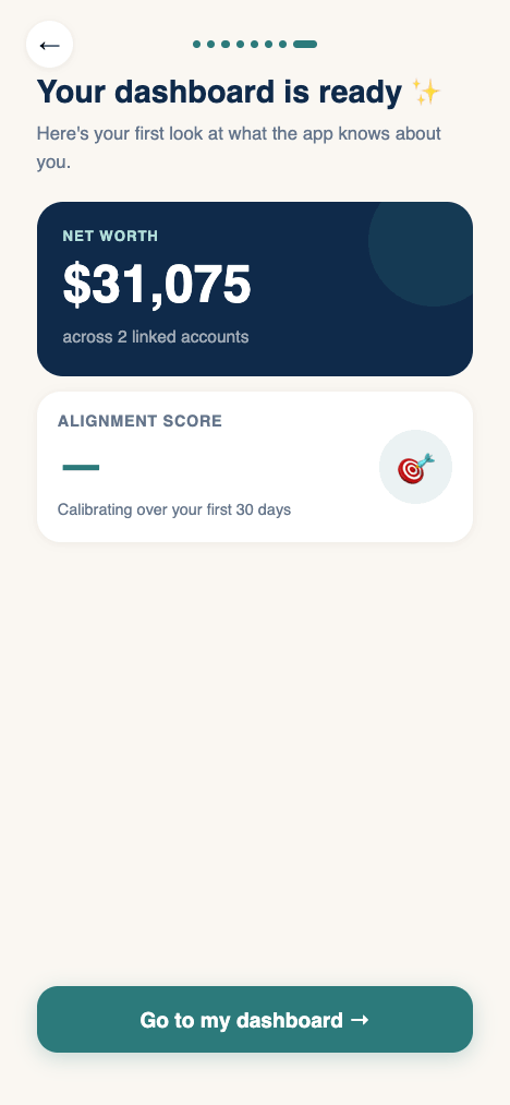 Dashboard reveal