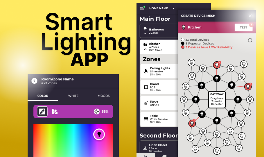Smart Lighting mobile app